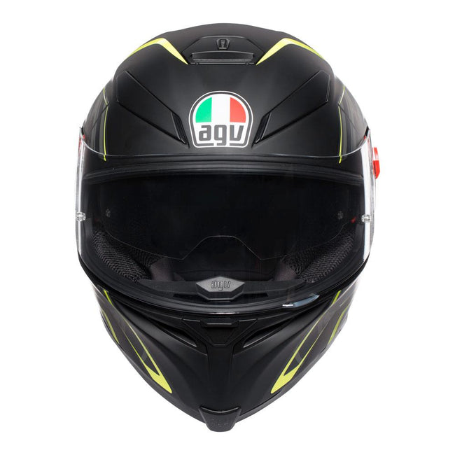 AGV K5 S - TORNADO MATT BLACK/YELLOW FLUO Main Image