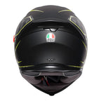 AGV K5 S - TORNADO MATT BLACK/YELLOW FLUO