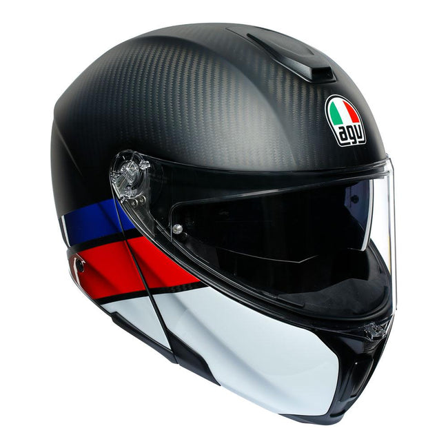 AGV SPORTMODULAR - LAYER CARBON/RED/BLUE Hover Image