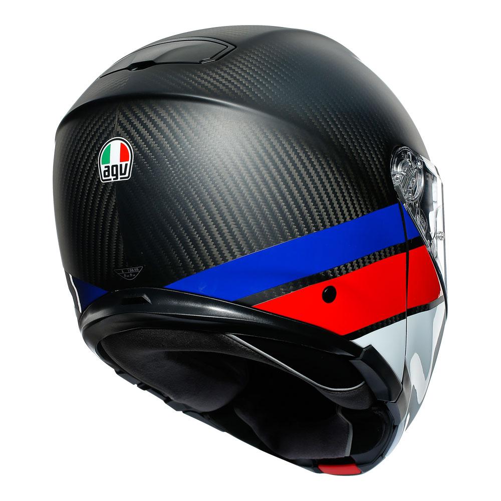 AGV SPORTMODULAR - LAYER CARBON/RED/BLUE