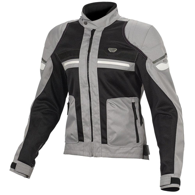 Macna Rush Ladies Mesh Jacket Black/Grey Hover Image