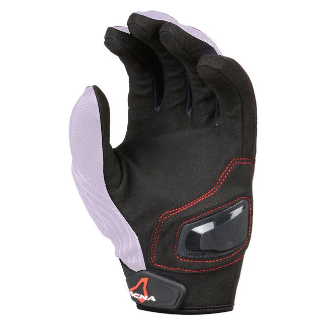 Macna Trace Gloves White/Black/Red Main Image