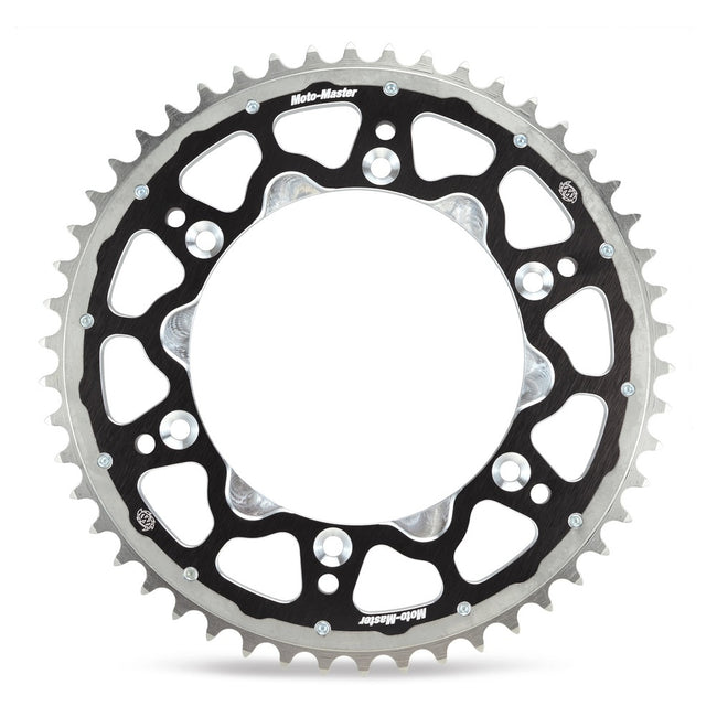 Moto-Master Fusion Dual Ring Rear Sprocket Black 49T (KMX)(894) Hover Image