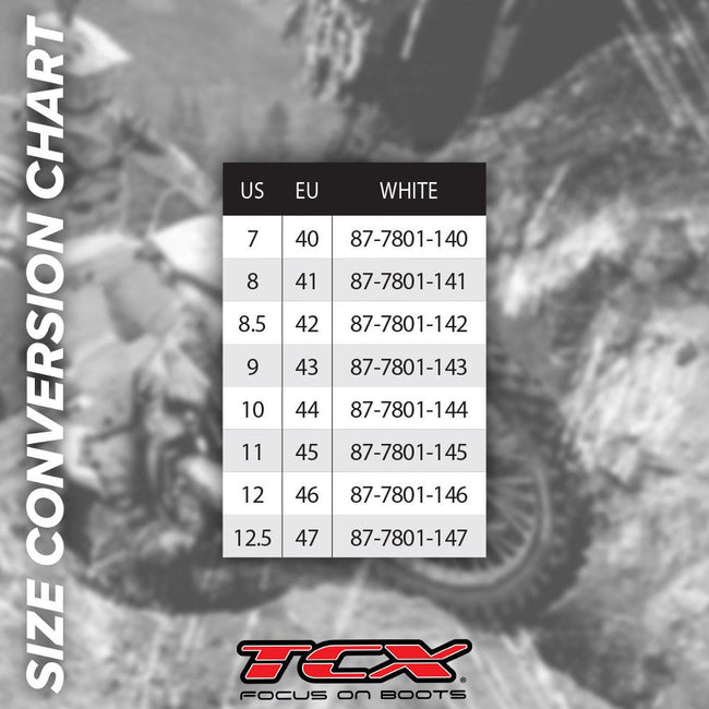 TCX TCS SPEEDWAY BOOTS WHITE Main Image