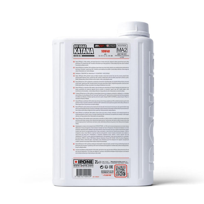 IPONE Katana Off-Road 10W40 2L Main Image