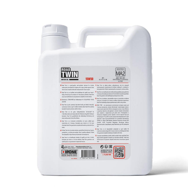 IPONE Road Twin 15W50 4L Main Image