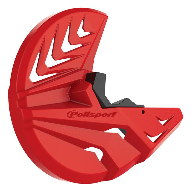 POLISPORT DISC + BOTTOM FORK PROTECTOR BETA - RED Hover Image