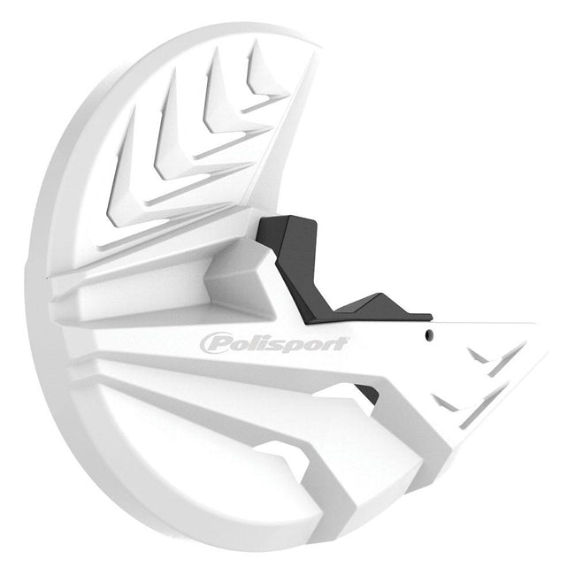 POLISPORT DISC + BOTTOM FORK PROTECTOR BETA - WHITE Hover Image