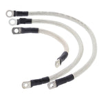 All Balls Battery Cable Kit - Clear - 3pce