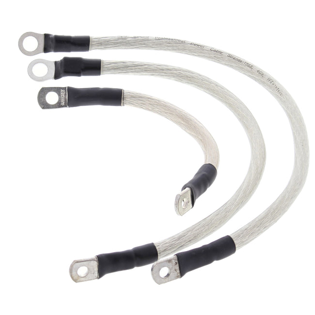 All Balls Battery Cable Kit - Clear - 3pce Main Image