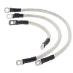 All Balls Battery Cable Kit - Clear - 3pce