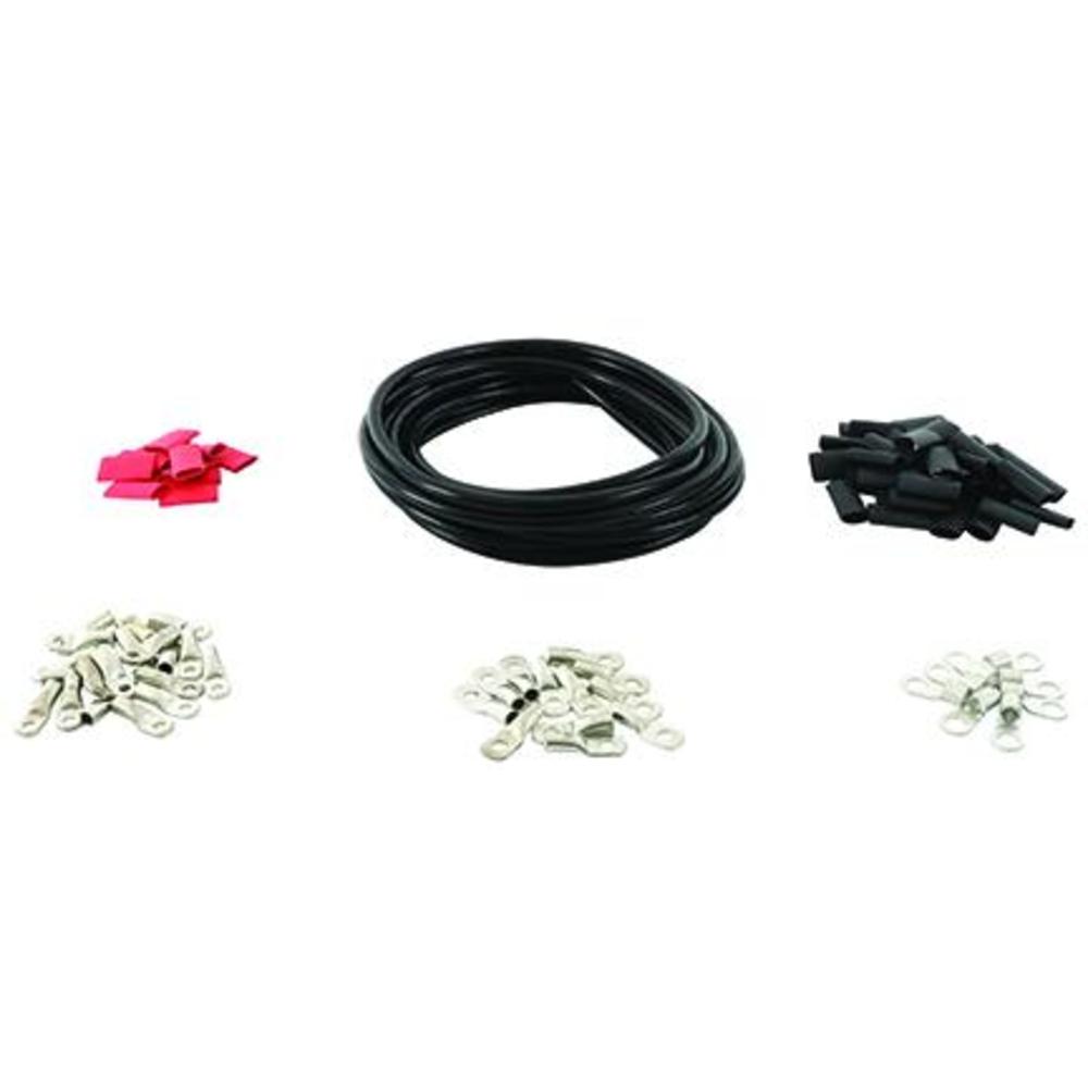 All Balls Custom Battery Cable Kit - Black - 25ft