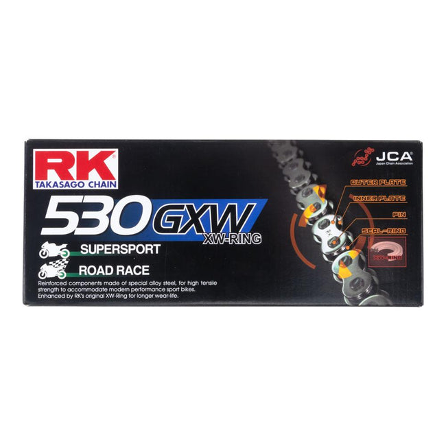 RK CHAIN 530GXW - 114 LINK - NATURAL Hover Image