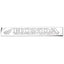 STICKER RACING D/CUT - HONDA, WHITE 930 X 110