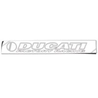 STICKER RACING D/CUT - DUCATI, WHITE 930 X 110 Hover Image