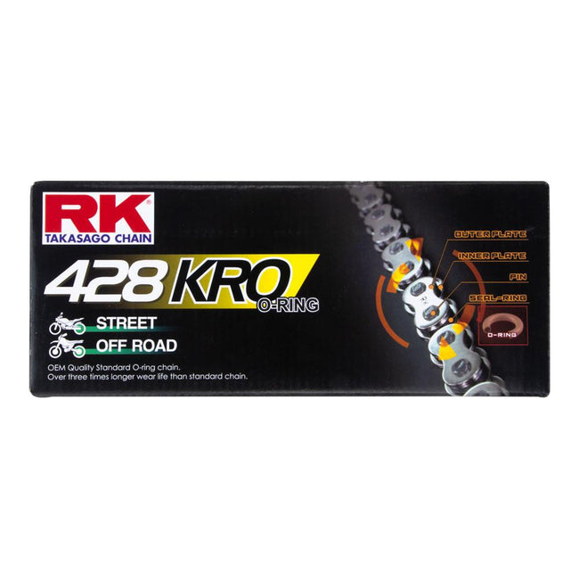 RK CHAIN 428KRO - 136 LINK (O-RING) Hover Image