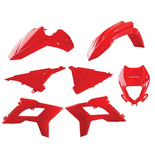 POLISPORT MX RE-STYLE KIT BETA RR 2T/4T 13-17 - RED (INCL. HEADLIGHT SURROUND) Hover Image