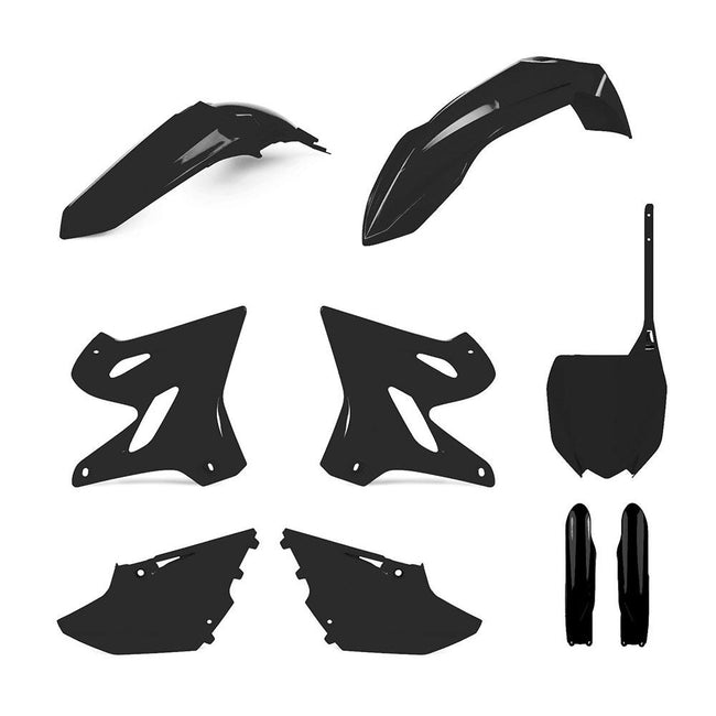 POLISPORT MX KIT YAMAHA YZ125/250 21 - BLACK (INCL. FORK GUARDS) Hover Image