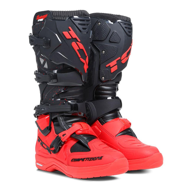 TCX COMP EVO 2 MICHELIN® BOOTS BLACK/RED Hover Image