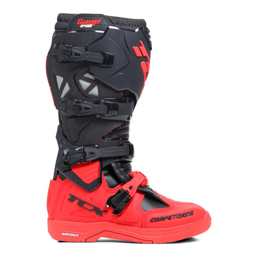 TCX COMP EVO 2 MICHELIN® BOOTS BLACK/RED