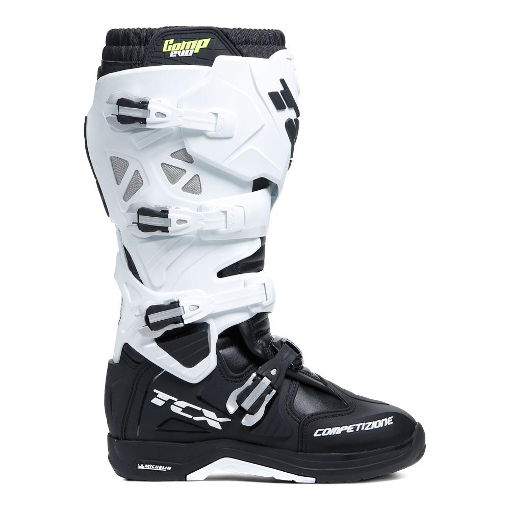 TCX COMP EVO 2 MICHELIN® BOOTS BLACK/WHITE