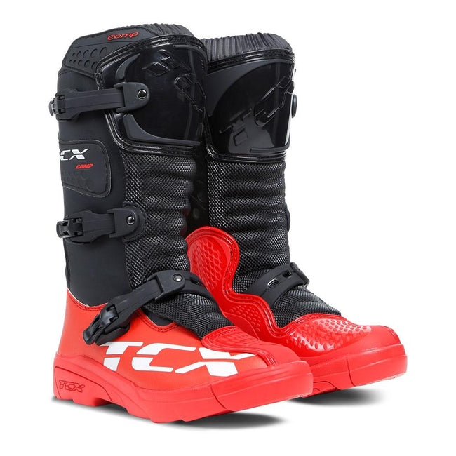 TCX COMP KID BOOTS BLACK/RED Hover Image
