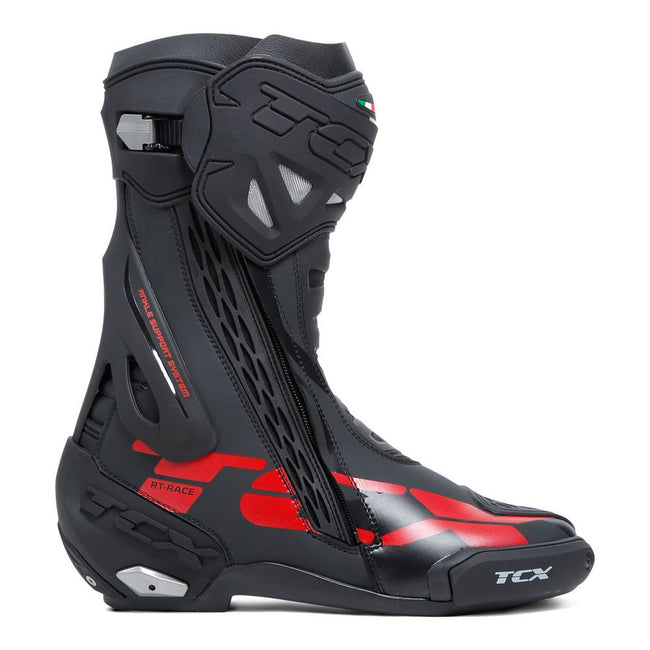 TCX RT-RACE BOOTS BLACK/GREY/RED Main Image
