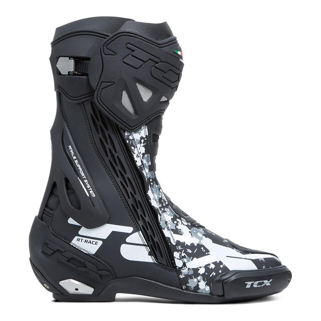 TCX RT-RACE BOOTS BLACK/WHITE/GREY Main Image