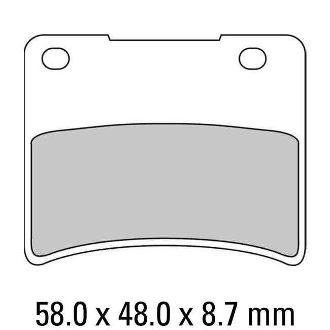 FERODO Disc Pad Set - FDB390 P Platinum Non Sintered Compound Hover Image