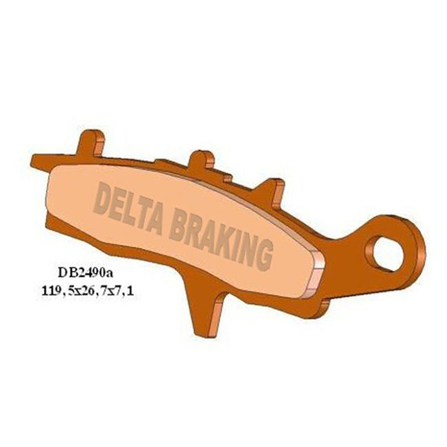 Delta Brake Pads - DB2490 MX-D GF4245 Hover Image