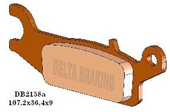 Delta Brake Pads - DB2158 MX-D GF4256 Hover Image