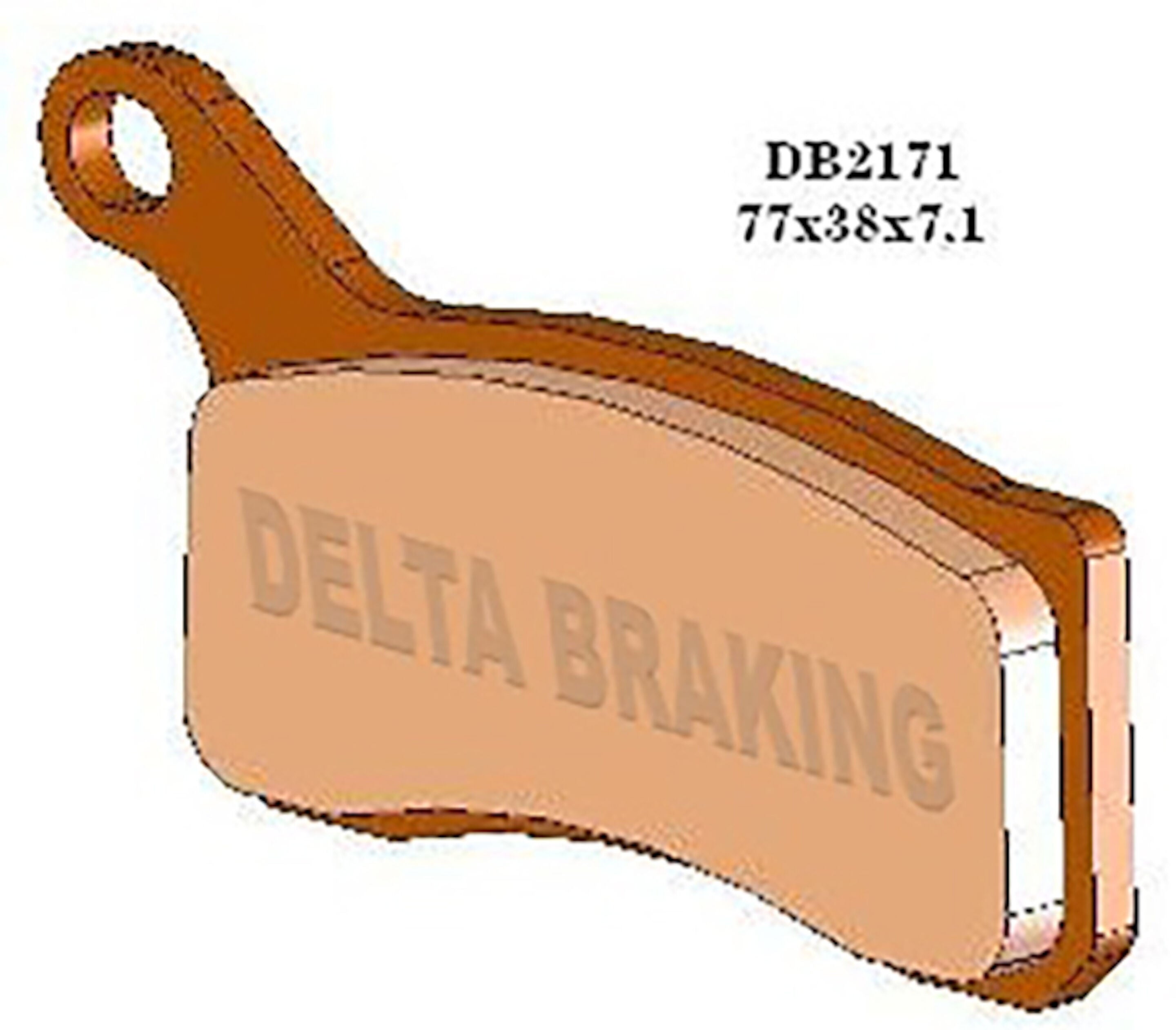 Delta Brake Pads - DB2171 MX-D GF4261