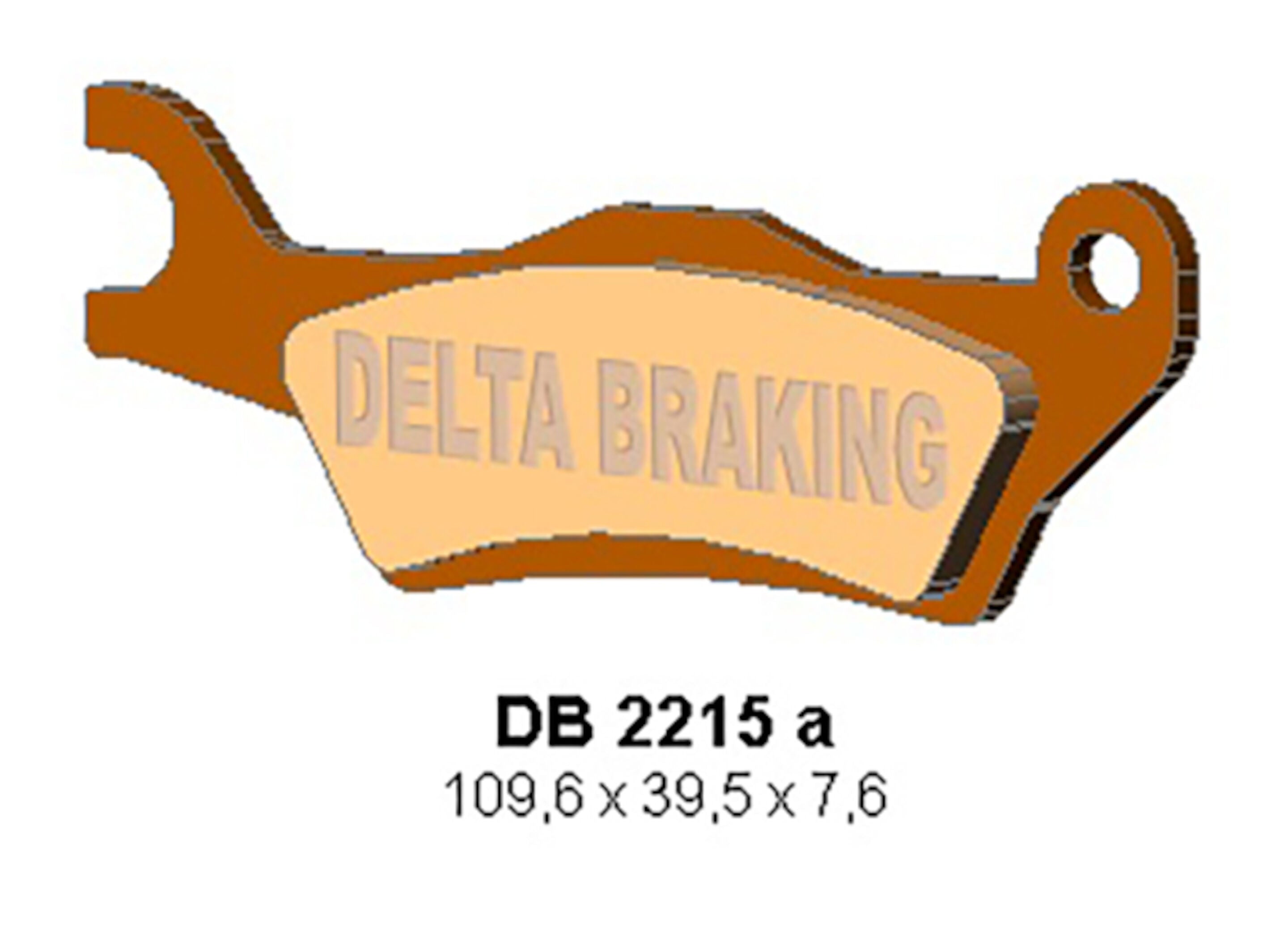 Delta Brake Pads - DB2215 MX-D GF4310