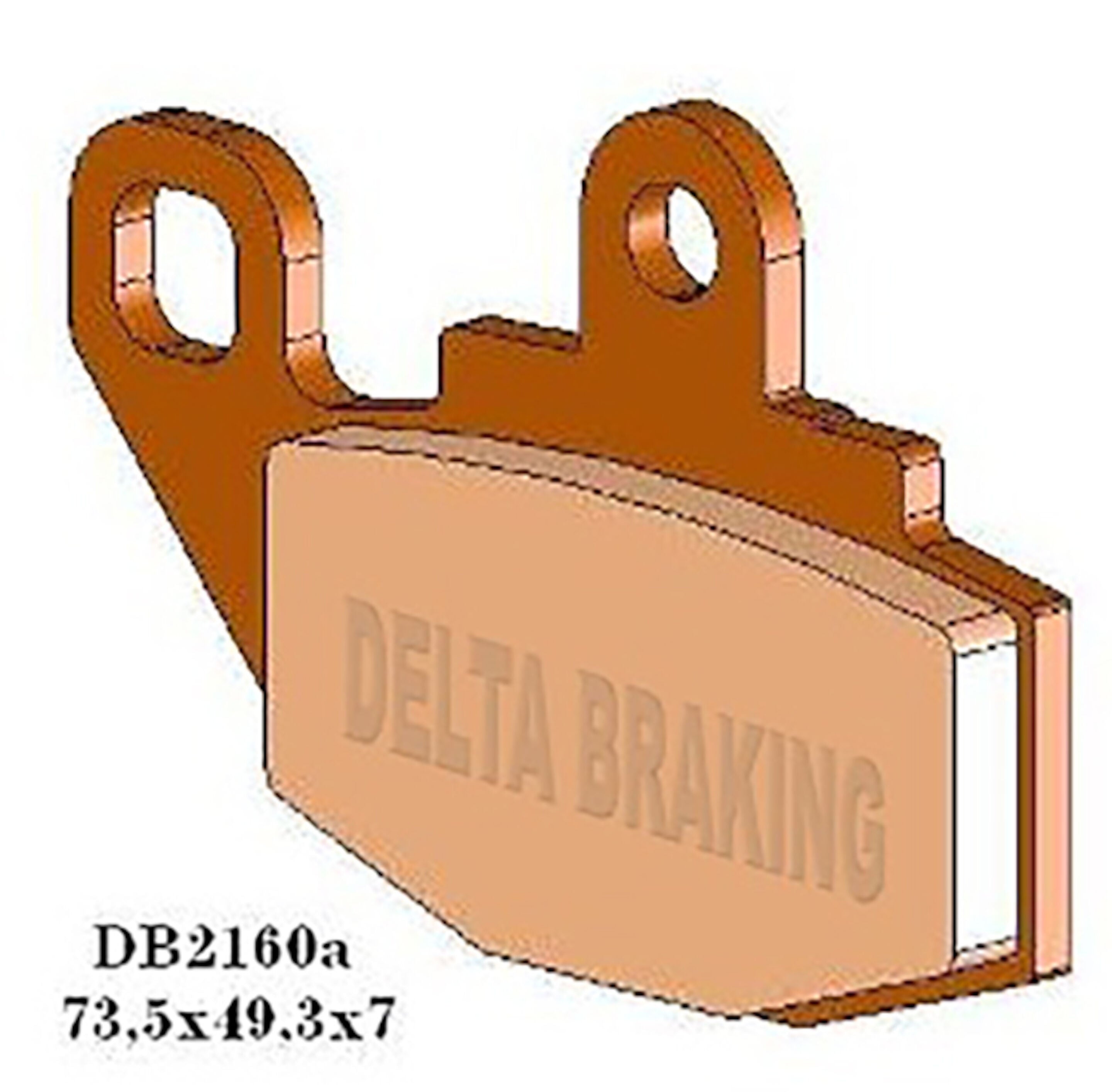 Delta Brake Pads - DB2160 MX-D GF5035