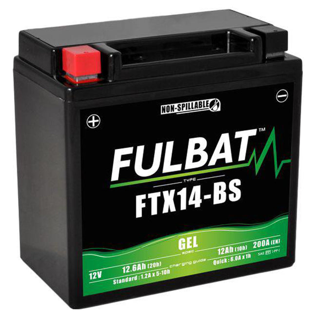 Fulbat Gel Battery - FTX14-BS Hover Image