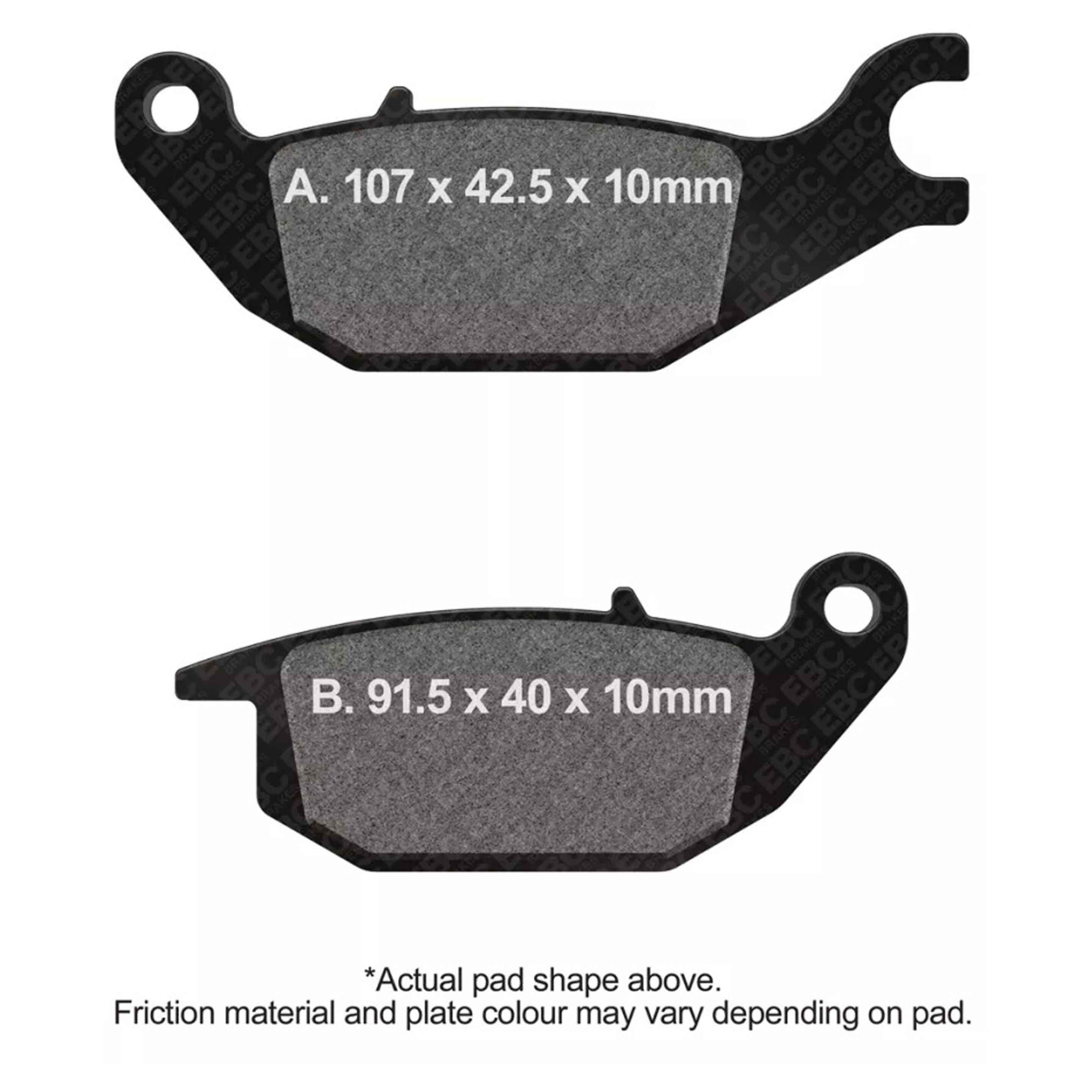 EBC Disc Pad Set - Double-H Sintered - FA343HH