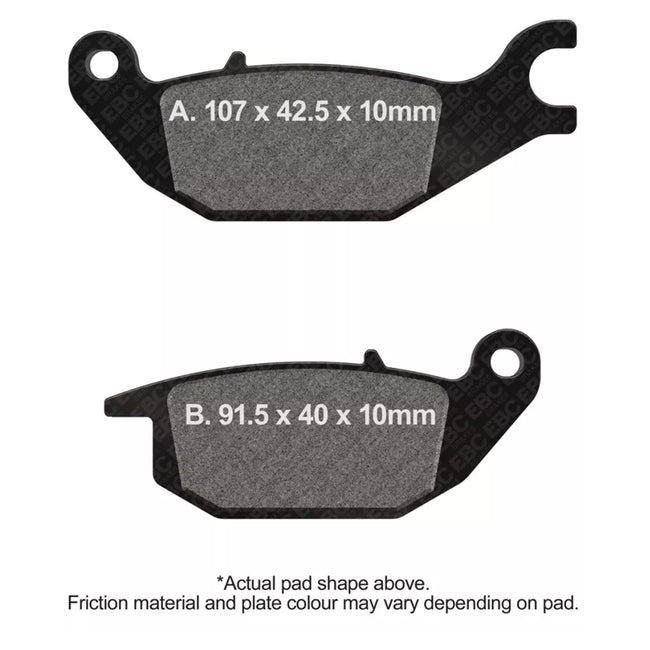 EBC Disc Pad Set - Double-H Sintered - FA343HH Hover Image