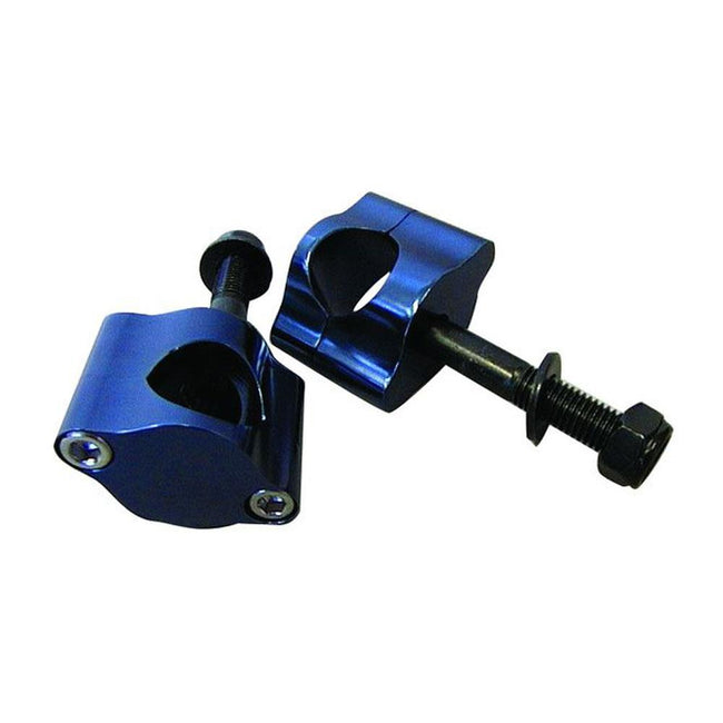 CPR TAPERED HANDLEBAR CLAMP KIT 28.6MM - BLUE Hover Image