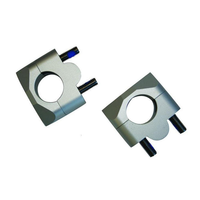 CPR TAPERED HANDLEBAR CONVERSION CLAMP KIT 22MM TO 28.6MM - SILVER Hover Image