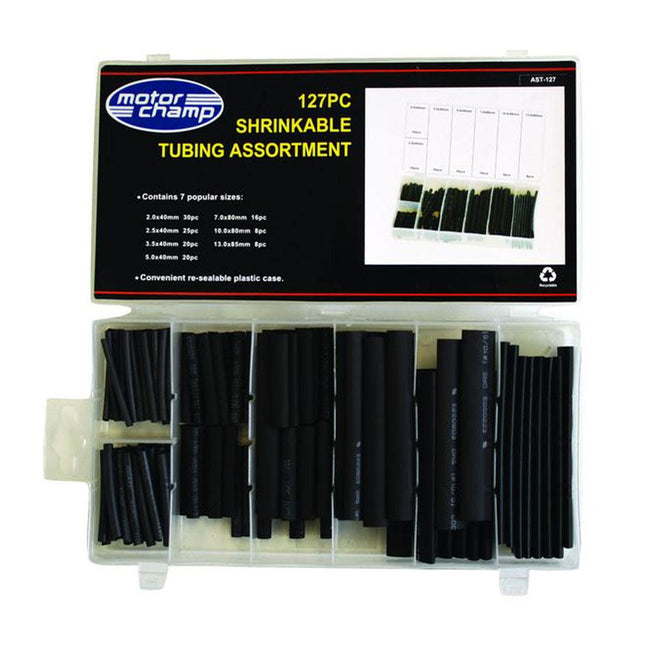 CPR Shrinkable Tubing Kit 127 Piece Black Hover Image