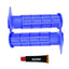 CPR MOTORCYCLE HAND GRIPS - OFF ROAD HALF WAFFLE - BLUE