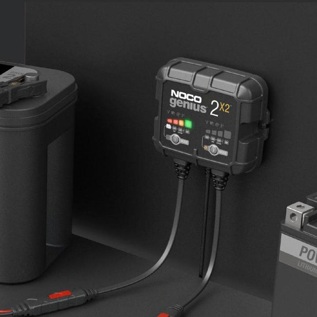 NOCO GENIUS 2X2 : BANK CHARGER - 6/12V 2A x 2 Batteries Main Image