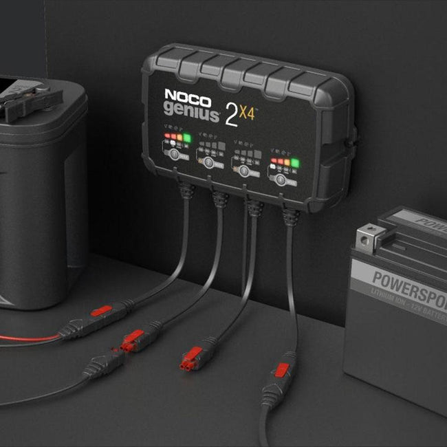 NOCO GENIUS 2X4 : BANK CHARGER - 6/12V 2A x 4 Batteries Main Image