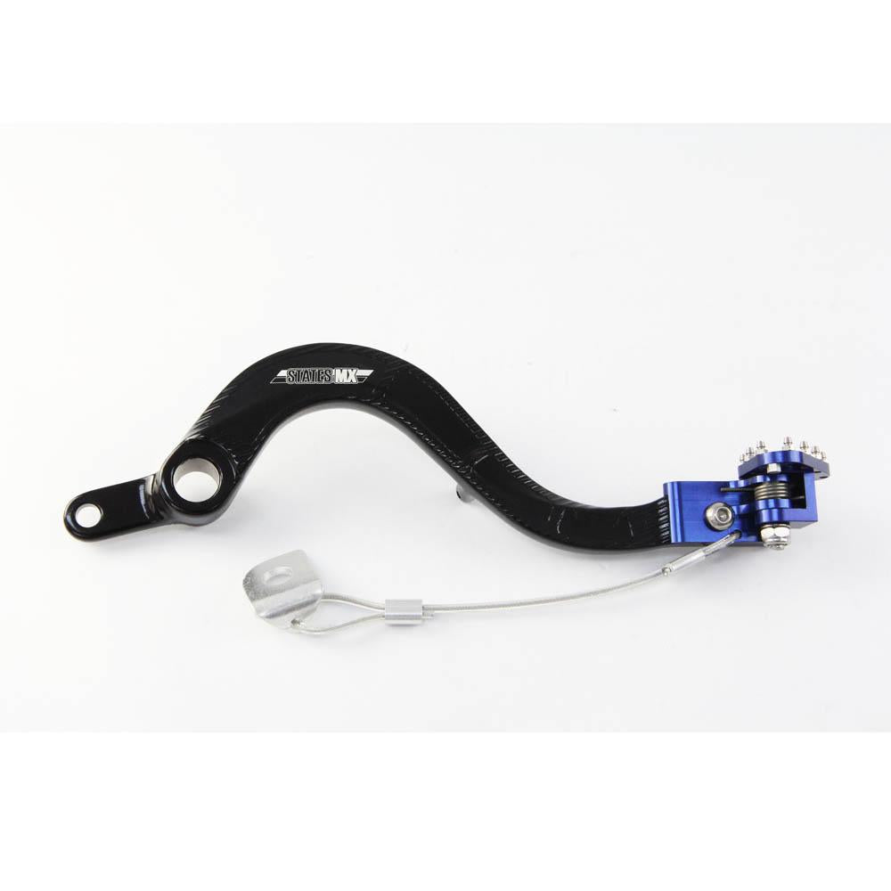 STATES MX BRAKE PEDAL W/ FLEX TIP - KAWASAKI - BLUE (70-BPF-14B)