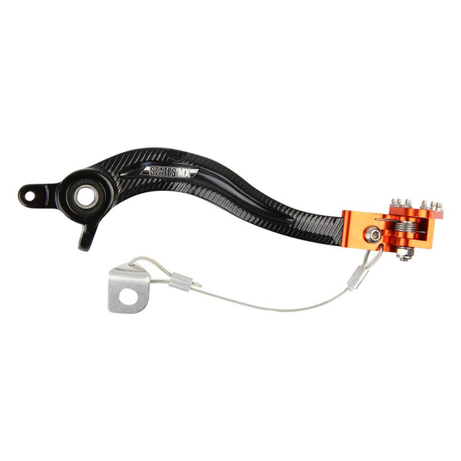 STATES MX BRAKE PEDAL W/ FLEX TIP - KTM - ORANGE (70-BPF-20e) Hover Image
