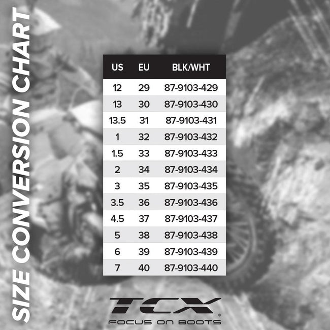 TCX COMP KID BOOTS BLACK/WHITE 2020 Main Image