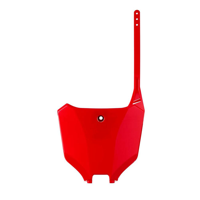 POLISPORT FRONT NUMBER PLATE HONDA - RED Hover Image