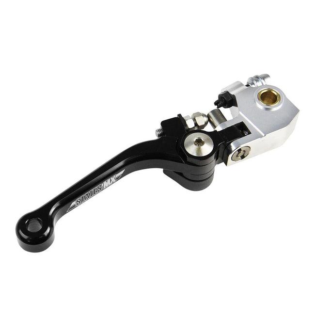 STATES MX BRAKE LEVER - FOLD/FLEX - HONDA - BLACK Hover Image