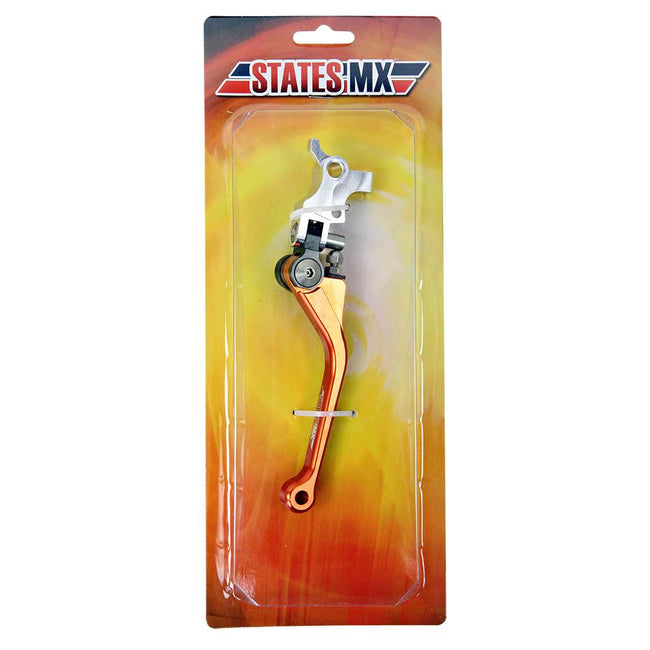 STATES MX CLUTCH LEVER - FOLD/FLEX - KTM BREMBO - ORANGE (70-FFC-214E) Hover Image
