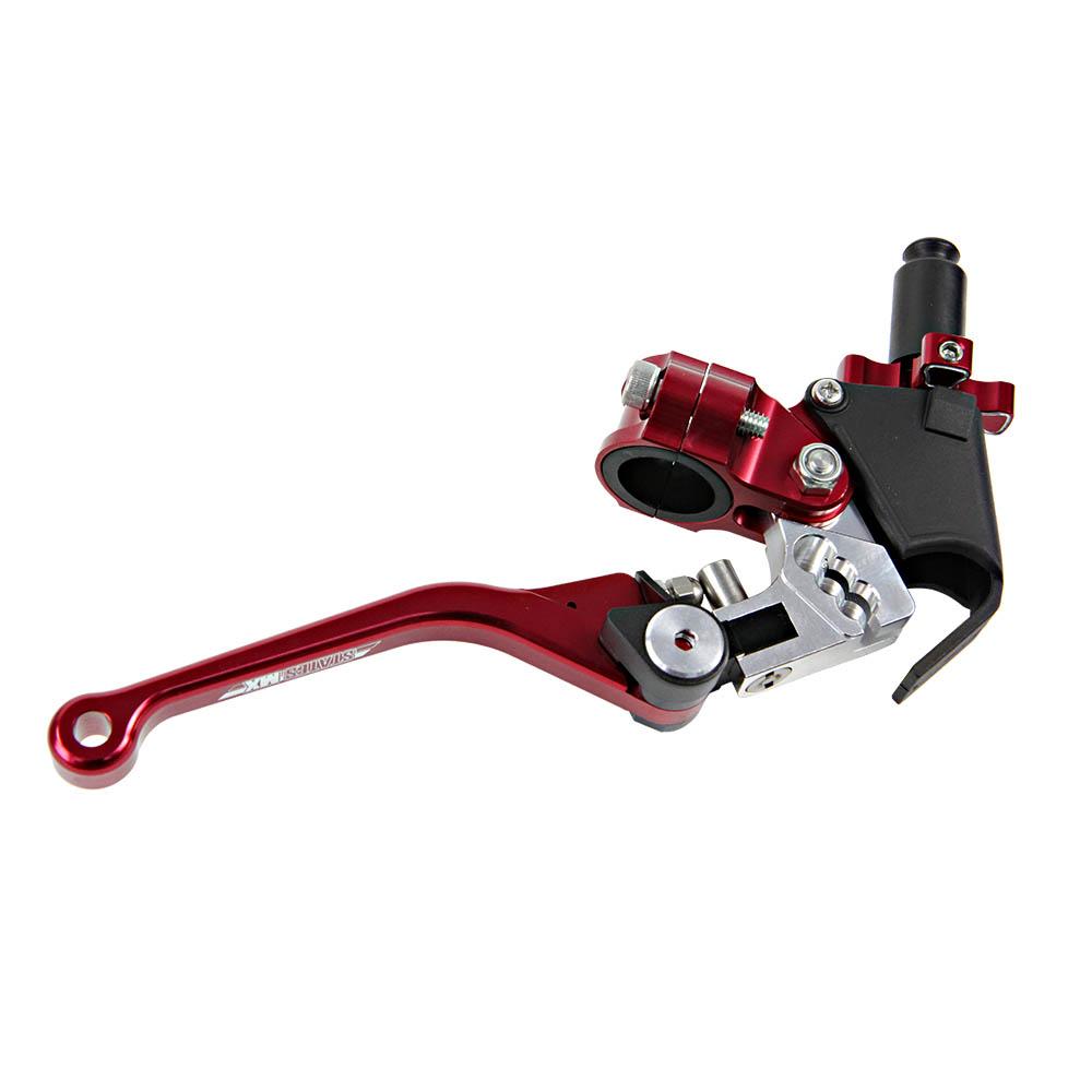 STATES MX CLUTCH PERCH AND LEVER ASSEMBLY - FOLD/FLEX - UNIVERSAL - RED